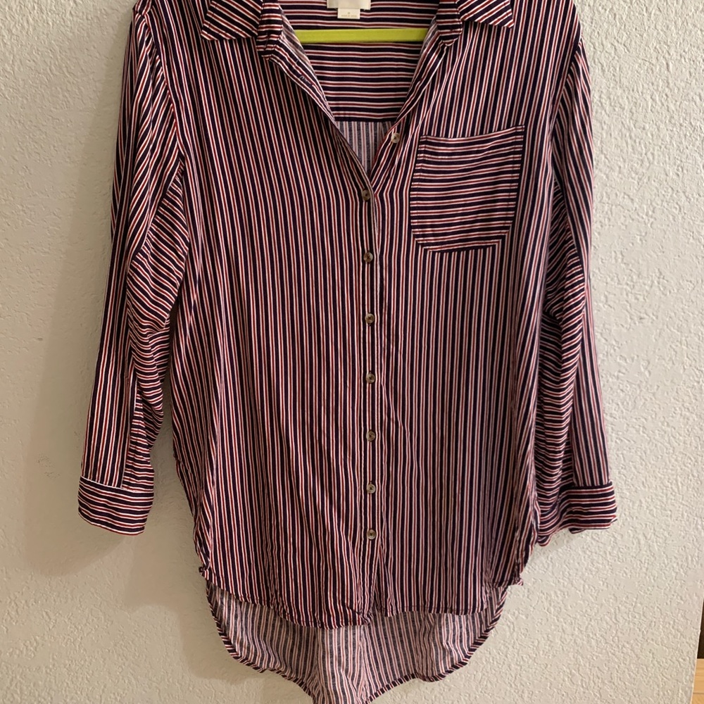 Maeve women’s button down from Anthropologie